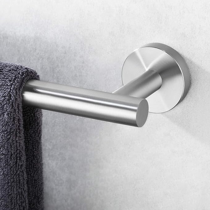 KES 29.5 Inches Towel Bar for Bathroom Shower Hand Towel Holder Hanger SUS304 Stainless Steel RUSTPROOF Wall Mount Brushed Steel, Total Length 31.9 Inch, A2000S80-2