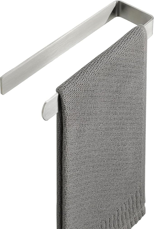 Alise Hand Towel Holder Self Adhesive Towel Ring Towel Hanger for Bathroom Lavatory,SUS304 Stainless Steel Towel Rack Towel Bar for Kitchen Cabinet Side Wash Basin Side Glass Door,Brushed