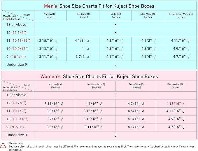 Kuject X-Large Shoe Storage Boxes Organizers Clear Plastic Stackable 12 Pack, Shoe Rack & Holder Substitute, Sneaker Containers, Toy Storage Organizer Bins for Entryway, Closet, Under Bed, Black-NeatNest