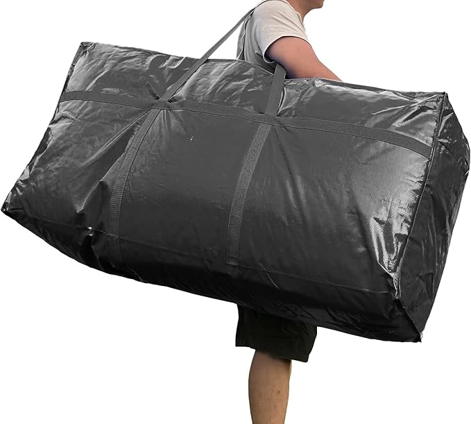 66 Gallon Extra Large Storage Bags, Huge Moving Bags Heavy Duty with Zipper and Stronger Handles, Big Foldable Duffle Bag for Travel - Storage Totes Moving Boxes for College, Christmas Tree, Bedding-NeatNest