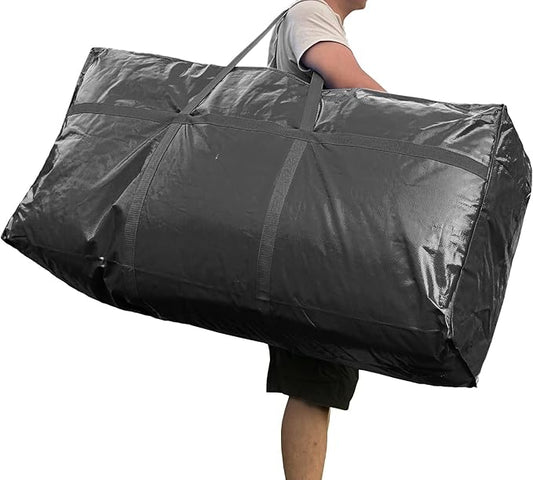66 Gallon Extra Large Storage Bags, Huge Moving Bags Heavy Duty with Zipper and Stronger Handles, Big Foldable Duffle Bag for Travel - Storage Totes Moving Boxes for College, Christmas Tree, Bedding-NeatNest
