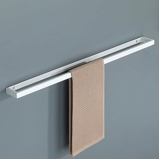 Alise Bath Towel Bar,Towel Holder Towel Rack Towel Hanger for Bathroom Lavatory Wall Mount,28 Inch SUS304 Stainless Steel Towel Rail,White Finish,GJF070-W