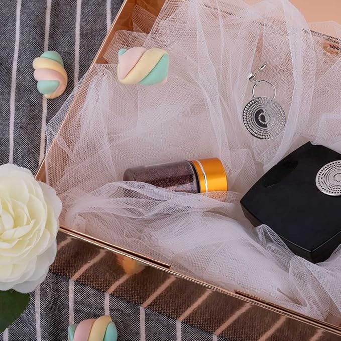 10 Small Rose Gold Gift Boxes 9.5x7x4 Inches, Magnetic Gift Box with Lid for Gift Packaging, Wholesale gift boxes for Presents, Bridesmaid Proposal Boxes (Glossy Rose Gold, 10pcs/pack)-NeatNest
