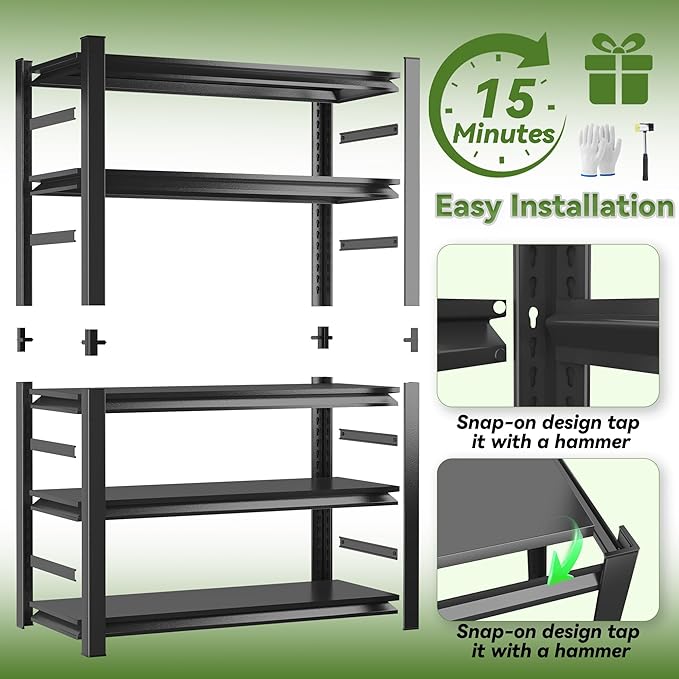 Bookshelf, 5 Tier Bookshelves, Tall Book Shelf For CDs/Movies/Books, Bookcase Shelf Storage Organizer Adjustable Bookshelf For Bedroom/Living Room/Home Office (with fence-63"H*32"W*15.7"D)-NeatNest