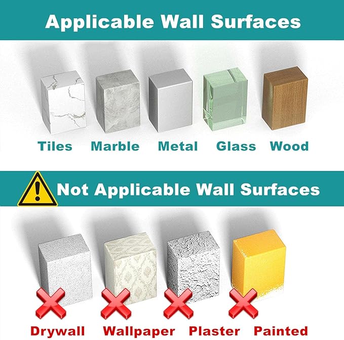 Black Adhesive Hooks 2pcs, Bathroom Towel Heavy Duty Wall Hook 304 Stainless Steel Waterproof for Hanging Robes Towels Hats Bathroom Shower Kitchen-NeatNest