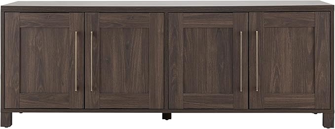 Henn&Hart Rectangular TV Stand for TV's up to 80" in Alder Brown, TV Stands for the Living Room