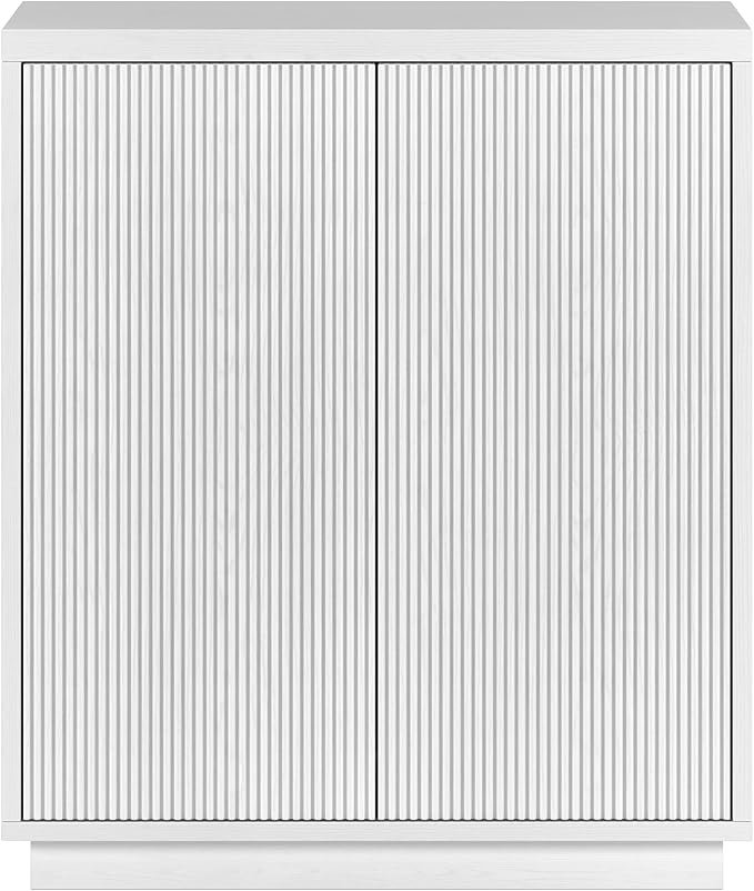 Henn&Hart Alston Accent Cabinet, 28" Wide, White