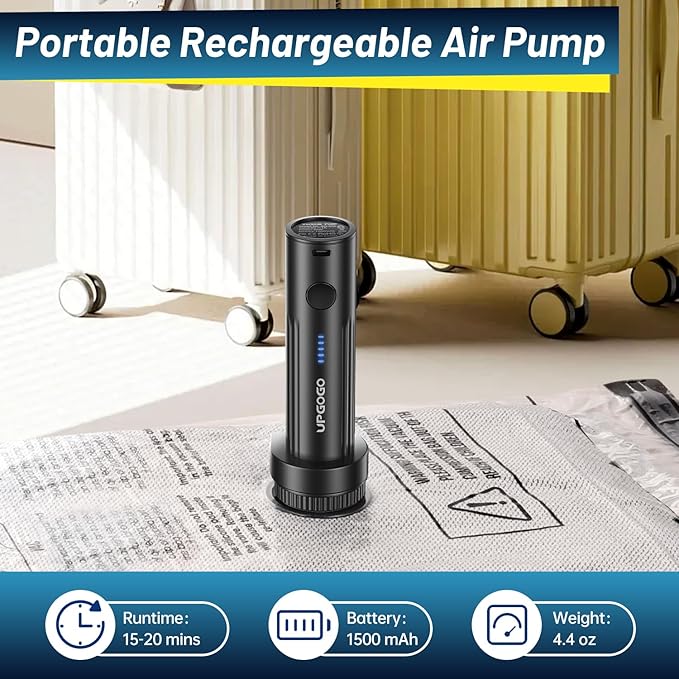 Combo 20 Pack Travel Vacuum Bags for Luggage with Portable Electric Pump,Vacuum Seal Bags for Clothing,Packing Cubes Compression,Cruise Ship and Travel Essentials-NeatNest