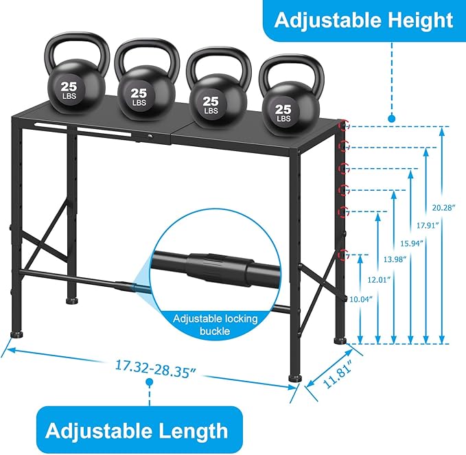 Expandable Metal Storage Shelves,100LBS Stackable Pantry Heavy Duty Shelving Units and Storage for Small Appliances,Adjustable Countertop organizer for kitchen,Cabinets,Closet,Pantry,Garage,Warehouse-NeatNest