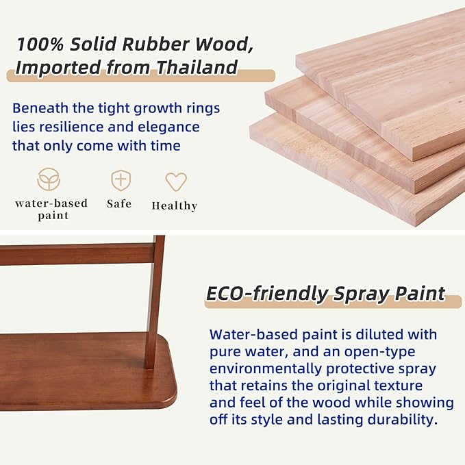 Coat Rack Tree Stand with Very Sturdy Base, Freestanding Small Clothes Rack Heavy Duty, Garment Hanging Racks for Kids and Adults, Space Saving Brown USYD-203-NeatNest