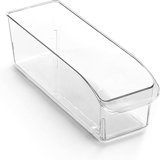BINO | Plastic Storage Bins, Small | THE CURVE COLLECTION | Multi-Use Organizer Bins | Storage Containers Kitchen, Pantry and Home Organization | Fridge Organizers | Pantry Organization and Storage-NeatNest