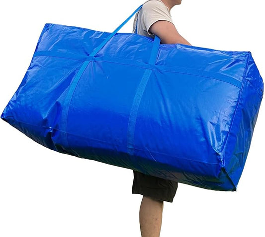 66 Gallon Extra Large Storage Bags, Huge Moving Bags Heavy Duty with Zipper and Stronger Handles, Big Foldable Duffle Bag for Travel - Waterproof Material Protects from Dust and Moisture - Storage-NeatNest