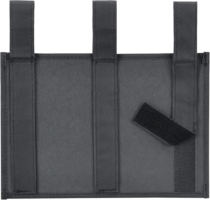 Hanging Bedside Caddy, Bedside Storage Organizer for Magazine, Phone, Remote control (Classic4 Pockets-Black)-NeatNest