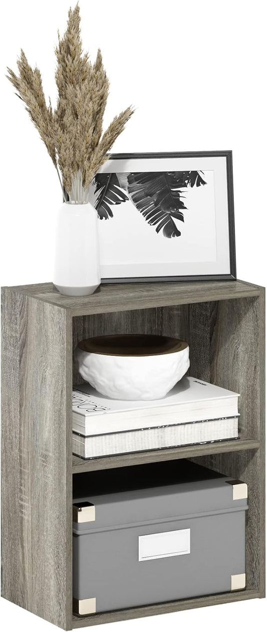 Furinno Luder Bookcase / Book / Storage, French Oak-NeatNest