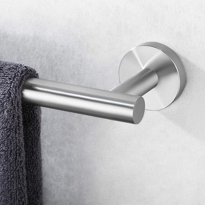 KES 21.3 Inches Towel Bar for Bathroom Kitchen Hand Towel Holder Dish Cloths Hanger SUS304 Stainless Steel RUSTPROOF Wall Mount Brushed Steel, Total Length 23.6 Inch, A2000S60-2