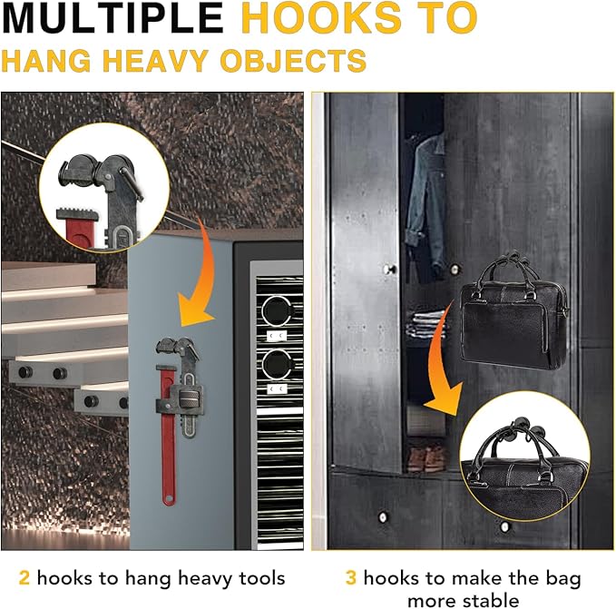 DIYMAG Magnetic Hooks for Refrigerator, Extra Strong Cruise Hook, Heavy Duty Earth Magnets with Hook for Hanging, Magnetic Hanger for Cabins, Grill (20P-Black)-NeatNest