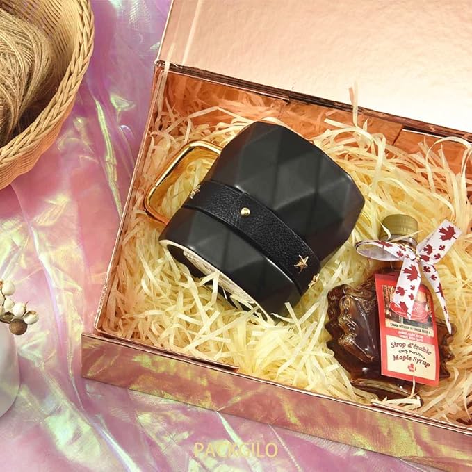 1PCS RoseGold Gift Box 9.5x7x4 Inches, Sturdy Gift Box with Lid for Gift Packaging, Foldable Magnetic Closure Storage Boxes, Bridesmaid proposal box, Rectangle Collapsible Box-NeatNest
