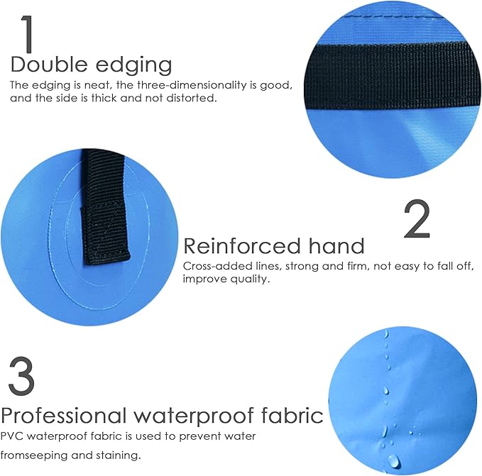 Collapsible Bucket 5 Gallon, Multifunctional Portable Folding Bucket Water Container Wash Basin for Camping Fishing Hiking Traveling Backpacking Outdoor Survival Gardening Car Washing-NeatNest