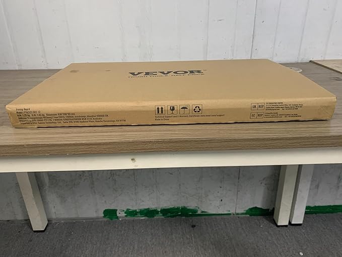 VEVOR Ironing Board with Bottom Storage Tray, Thickened 4 Layers Iron Board with Heat Resistant Cover and 100% Cotton Cover, 10 Adjustable Heights Ironing Board for Home Laundry Room Use (Size 55x15)
