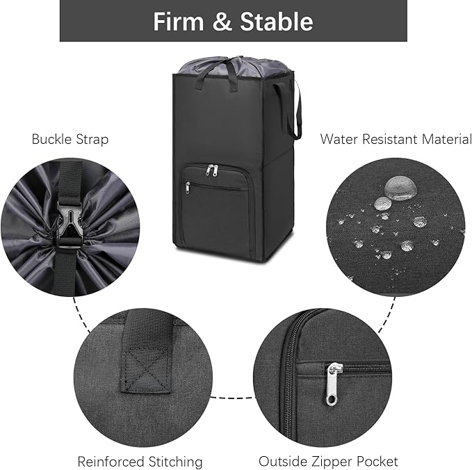 Bukere Extra Large Rolling Laundry Basket with Wheels, 90L Freestanding Collapsible Laundry Hamper Bag for Clothes Storage, Removable Wheeled Cart for College Dorm Apartment Laundry Room Bathroom-NeatNest