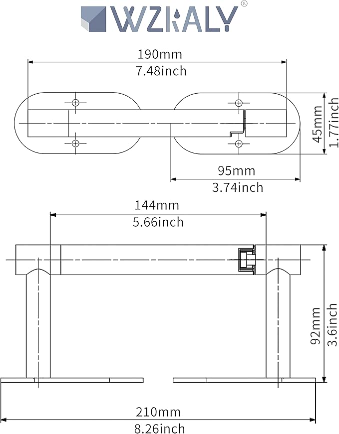 Brushed Grey Toilet Paper Holder Self Adhesive or Wall Mounted, SUS304 Stainless Steel Rustproof Adhesive Toilet Roll Holder no Drilling for Bathroom, Kitchen, Washroom (1 Pack, Brushed)-NeatNest