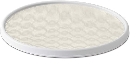 Copco Basics Non-Skid Turntable, 18-Inch, Cream-NeatNest