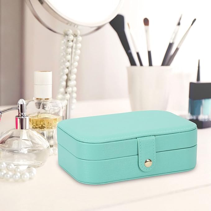 Jewelry Box, Travel Jewelry Organizer Case Small Jewelry Storage and Organizers Craft Containers Travel Mini Organizer/GREEN-NeatNest