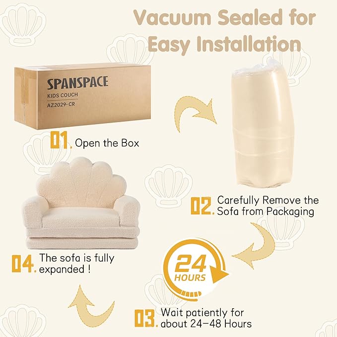 2-in-1 Kids Couch, Toddler Couch Fold Out, Comfy Toddler Chair, Convertible Kids Sofa to Lounger with Pocket and Removable Cover-NeatNest