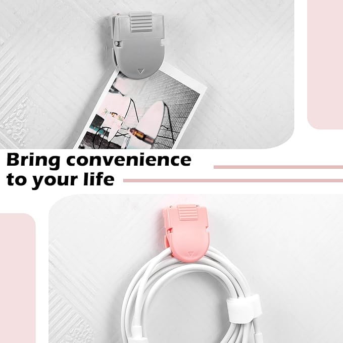 25 Pcs Cubicle Clips Fabric Panel Cubicle Accessories Fabric Partition Panel Wall Clip Office Photos Wall for Notes Memos Standard Size, 40-Sheet Capacity (Morandi Color)