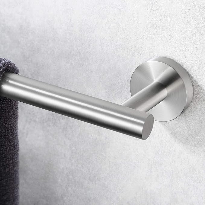 KES Bathroom Towel Bar, Towel Hangers for Bathroom Wall Shower Hand Towel Holder Hanger 27.6 Inches SUS304 Stainless Steel RUSTPROOF Wall Mount Brushed Steel, Total Length 29.9 Inch, A2000S75-2
