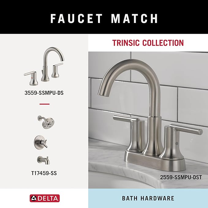 DELTA FAUCET 75935-SS Trinsic Wall Mounted Single Towel Hook in Brilliance Stainless Steel-NeatNest