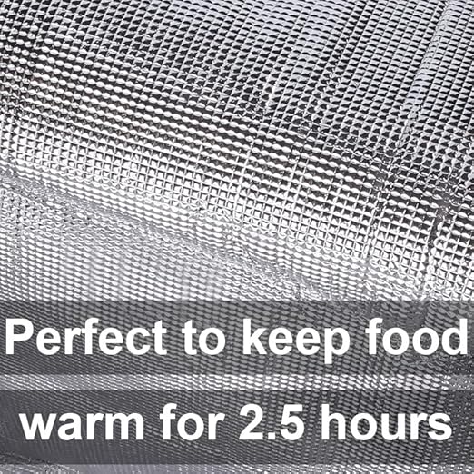 2 Pack XXXL Insulated Food Delivery Bag Black Red Cooler Bags Keep Food Warm Catering Therma for doordash Catering Cooler Bags Keep Food Warm Catering Therma Catering Shopper hot XXXL-NeatNest