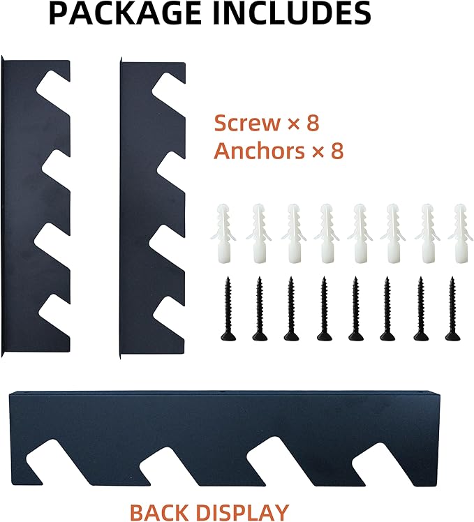 CZWL&HG Heavy-Duty Garden Tool Organizer Wall Mount – Garage Wall Storage Rack for Shovels, Rakes & Long-Handled Tools – Solid Steel, Holds 250 lbs-NeatNest