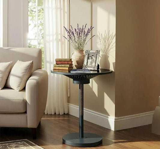 Elegant Smart Side Table with Ambient Light & Wireless Charging – Modern Touch Control, Stepless Dimming, and Ideal Nightstand for Small Spaces – Perfect Home Decor for Bedroom & Living Room