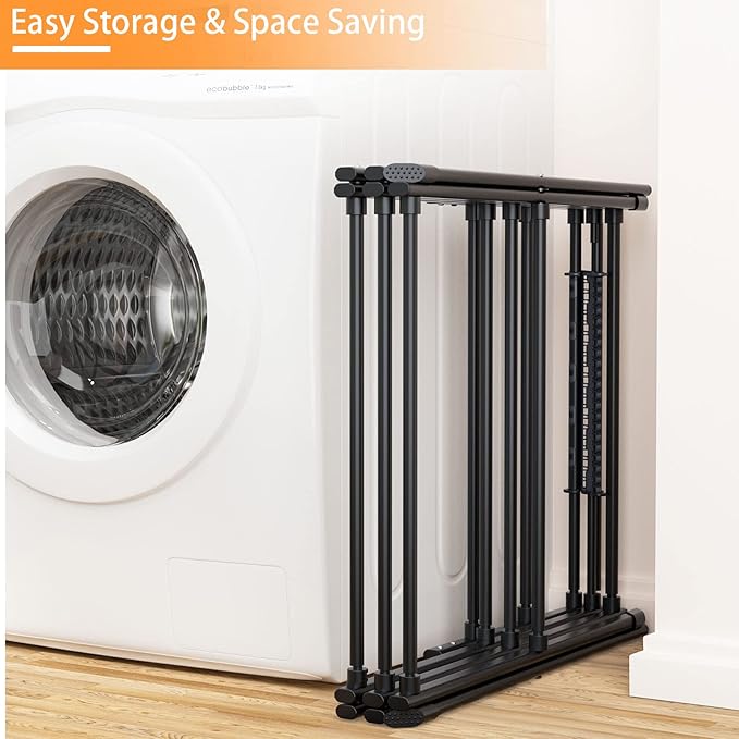 Clothes Drying Rack Household Indoor, Foldable Drying Rack Clothing for Laundry - 40" x 28.8" x 14.2", Space Saving Indoor&Outdoor, Black-1pack
