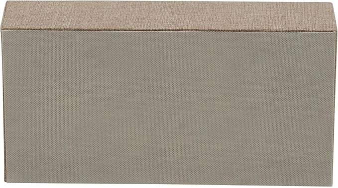 Household Essentials Brown 722-1 Deep 3 Section Drawer Organizer Box for Storage | 12 in x 6.13 in x 3.13-NeatNest