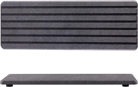 2 PCS Water Absorbent Diatomite Coasters (12.2" x 4"), Grooved Design, Water Absorbing Stone Used for Hand Soaps & Plants & toiletries in The Modern Home-NeatNest