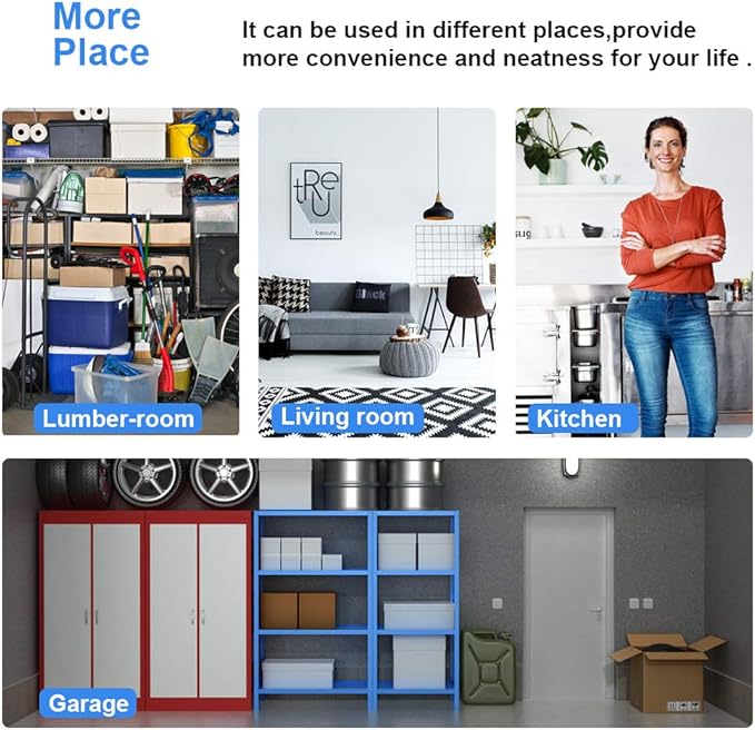 BestOffice 14''Wx36''Dx72''H NSF Wire Shelf Metal 5 Shelf Wire Shelving Unit Storage Shelves Heavy Duty Height Adjustable Utility Commercial Grade Steel Layer Shelf Rack Organizer,Chrome-NeatNest