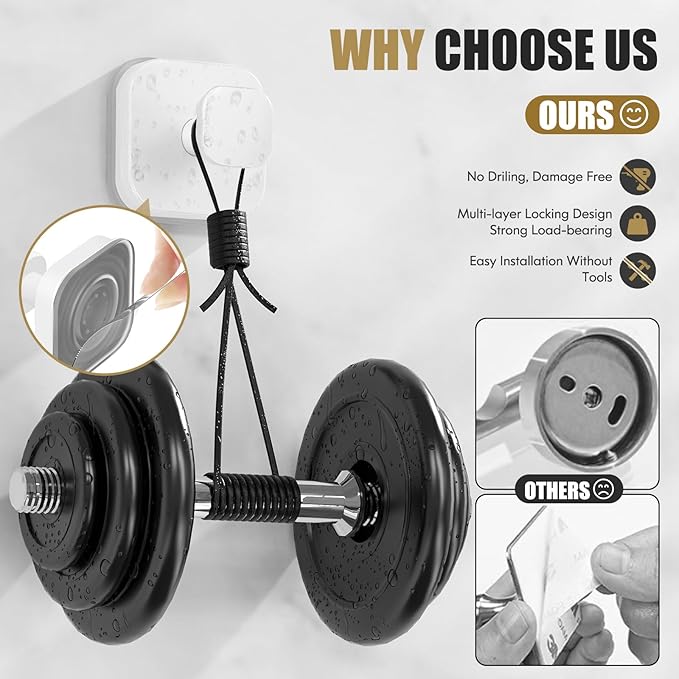 BKV Suction Cup Hooks for Shower,Heavy Duty Shower Hooks for Bathroom Wall,Glass Windows,Smooth Doors to Hang Towels,Robes,Coat,Reusable Suction Cup Wreath Hanger for Christmas Wreaths-White(2 Pack)-NeatNest