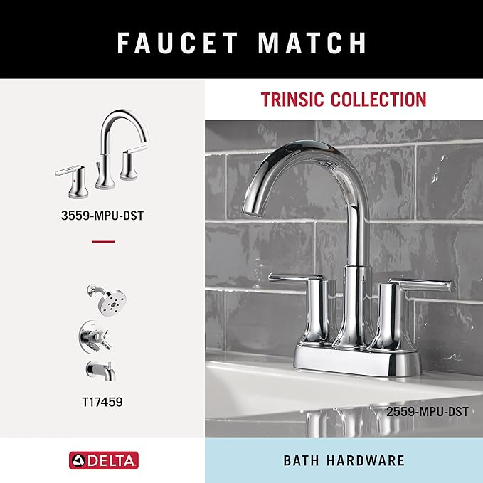 Delta 75935 Trinsic Single Towel Hook in Polished Chrome-NeatNest