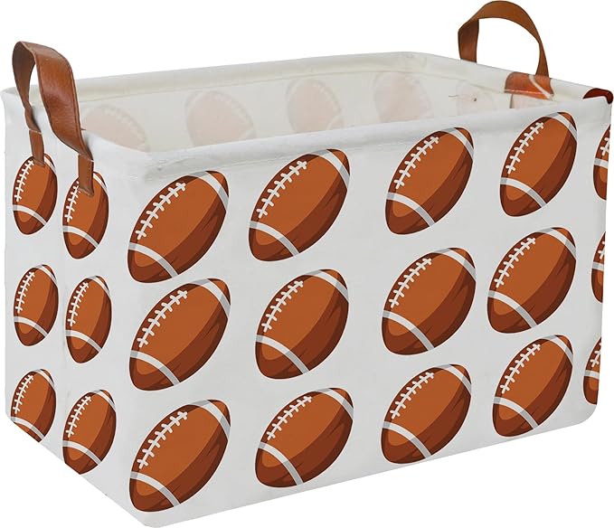 CLOCOR Rectangular Storage Basket, Storage Bin, Gift Basket, Room Decor(Rugby)-NeatNest