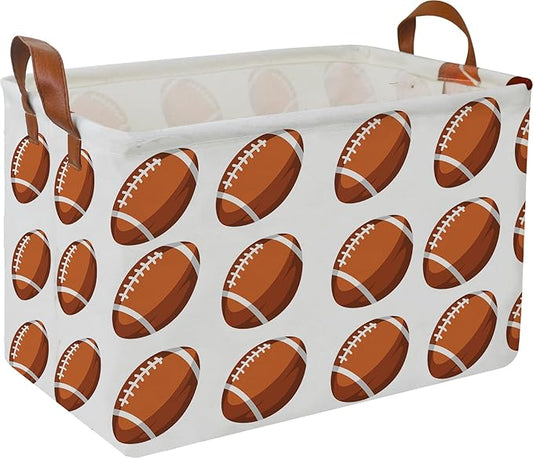 CLOCOR Rectangular Storage Basket, Storage Bin, Gift Basket, Room Decor(Rugby)-NeatNest