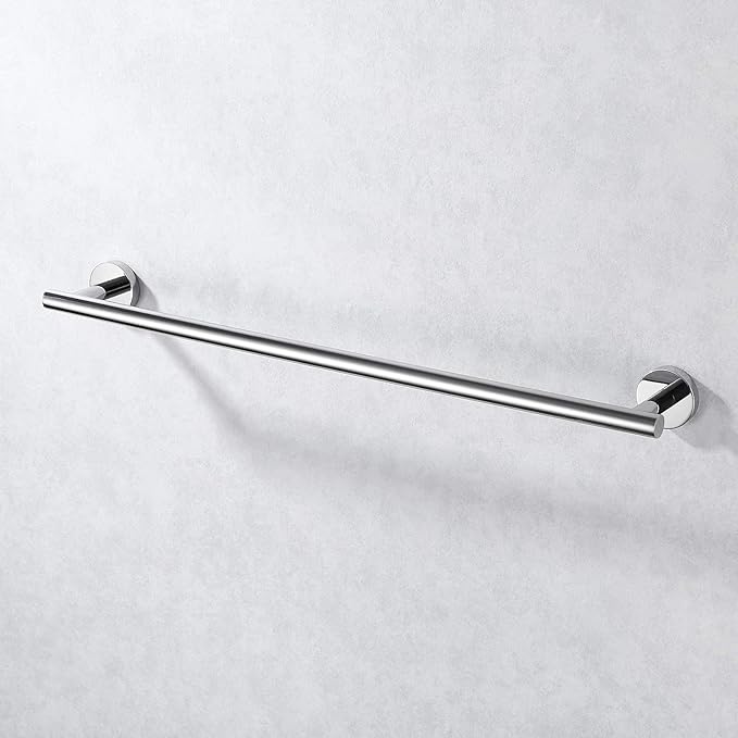 KES 21.3 Inches Towel Bar for Bathroom Kitchen Hand Towel Holder Dish Cloths Hanger SUS304 Stainless Steel RUSTPROOF Wall Mount Polished Steel, Total Length 23.6 Inch, A2000S60