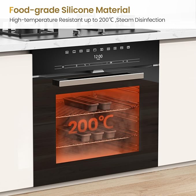 5 Pack Silicone Drawer Organizer for Kitchen, DIY Free Combination Silverware Organizer, Utensil Drawer Organizer, Moisture-proof and Heat-resistant up to 200°C, Anti-slip and Environmentally (Grey)-NeatNest