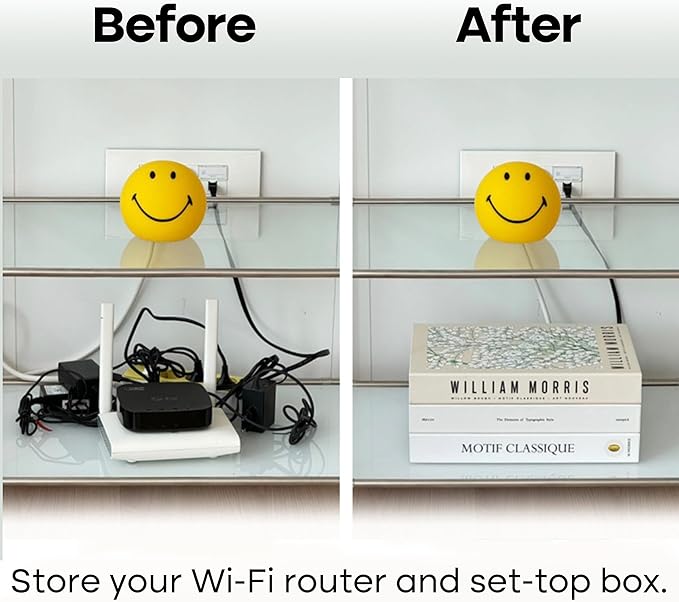 Book Shape Decorative Cable Management Box - Expandable Cable Organizer Box with Magnetic Closure for Home & Office (Libert Paris, Standard)