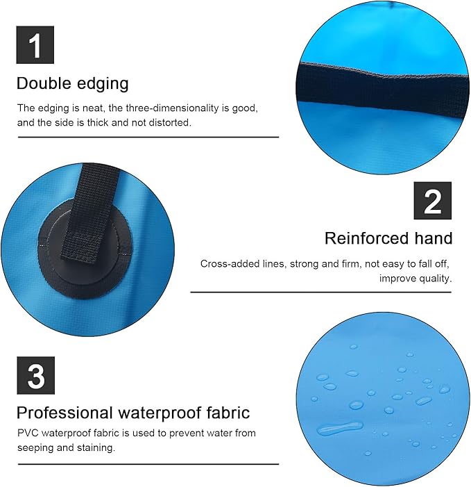 Esthesia Collapsible Bucket, 5 Gallon Portable Folding Water Container for Travelling, Camping, Hiking, Fishing, Gardening-NeatNest