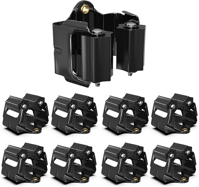 Mop and Broom Holder Big Size Hanging 1 KG Extra,Broom Holder 8 Pack,Broom Holder Wall Mount for organizing mop broom in Garden Laundry Room Cleaning Bathroom Kitchen Garage(Black)-NeatNest