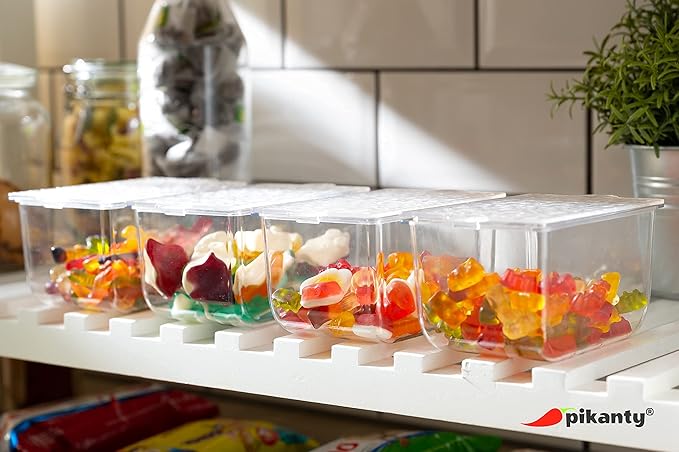 Condiment Server with 4 Removable Containers and Lids - Ideal for Parties, BBQs, and Picnics, Dishwasher Safe, and Made in the USA-NeatNest