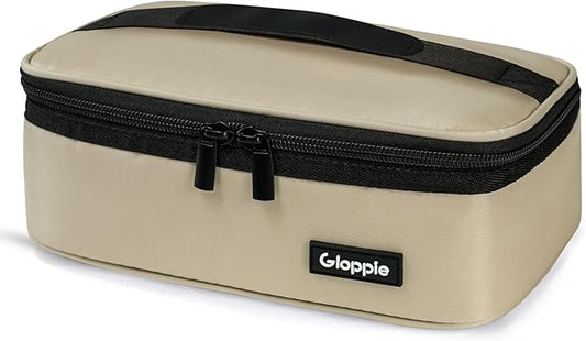 Gloppie Small Lunch Bag - Insulated Lunch Box, Mini Lunchbox Lunch Cooler Bag, Petty Food Containers, Snack Bag, for Adult, Khaki-NeatNest