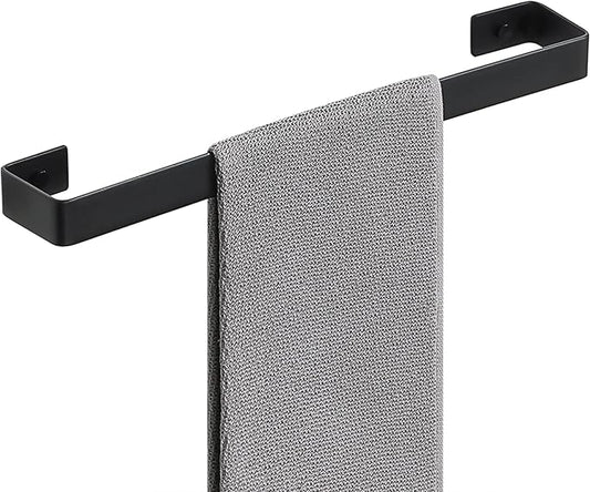 Alise Bath Hand Towel Holder Black Towel Bar for Bathroom Wall Mount,SUS304 Stainless Steel Towel Rack for Bathroom and Lavatory,Kitchen,16'' Towel Hanger Towel Rail